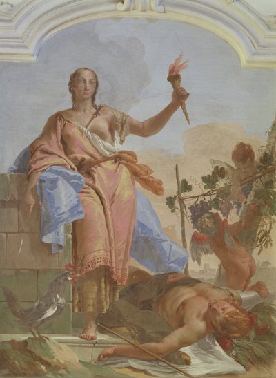 Industry Triumphing over Laziness by Giovanni Battista Tiepolo